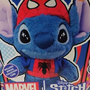 Disney Marvel Stitch Cosbi Plush Keychain Collection Blind Box